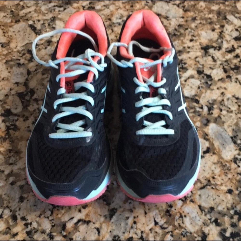 ASICS GT 2000 black orange teal